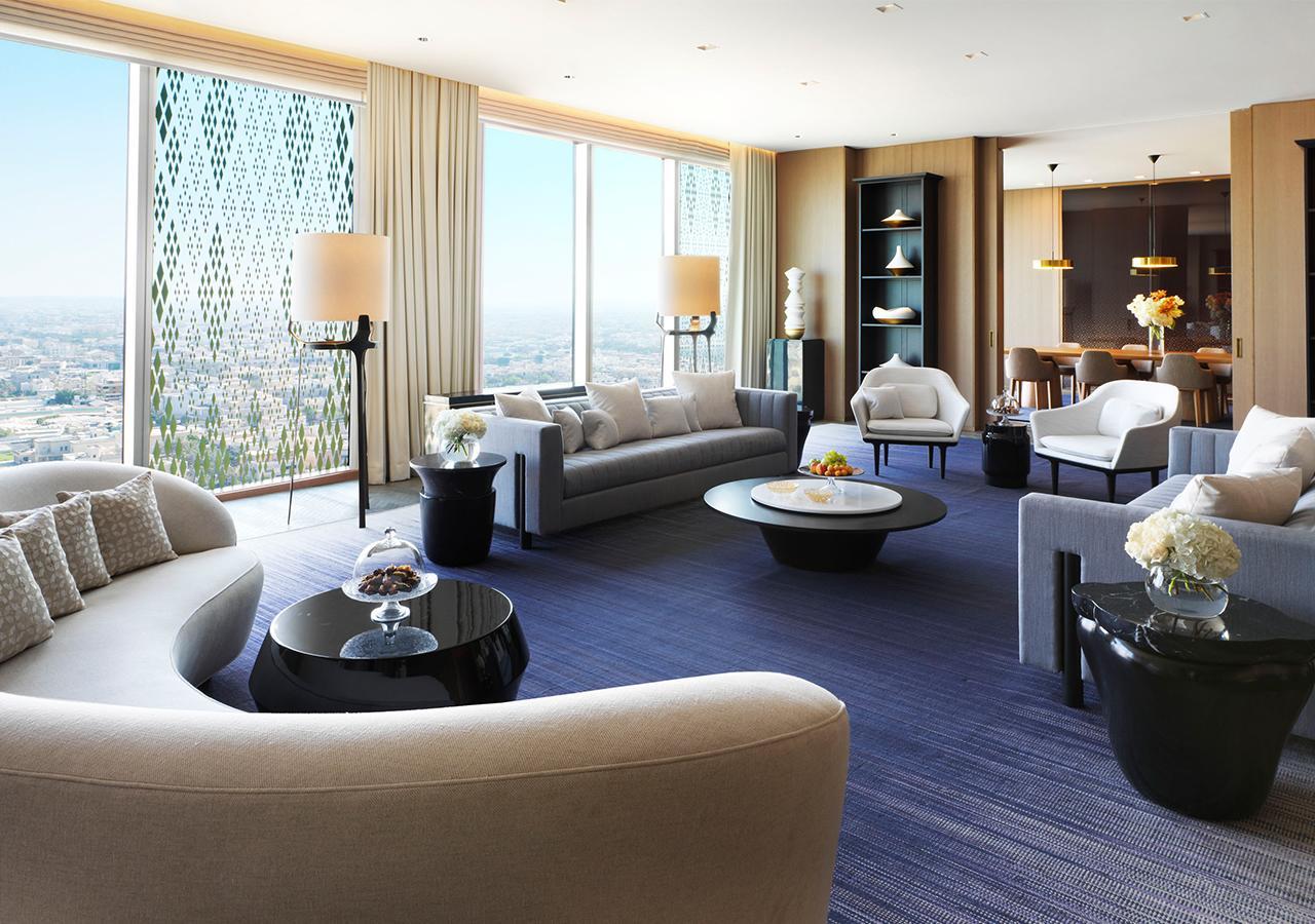 Four Seasons Hotel Kuwait At Burj Alshaya Kuwait City Room photo The living room of a three-bedroom suite